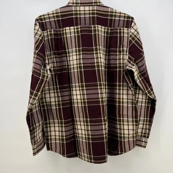 Carhartt TW4451-M Mens Large Loose Fit Heavyweight Flannel Long Sleeve Shirt New - Picture 2 of 9